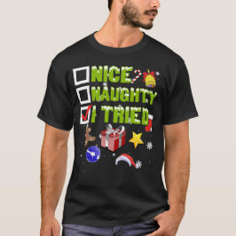 Camiseta bom travesso que tentei o natal