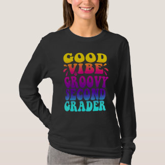 Camiseta Bom Vibe & Groovy Aluno da Segunda Série, Primeiro