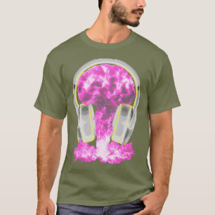 Camiseta Bomba Atômica de Fones de ouvido DJ - EDM de Jock