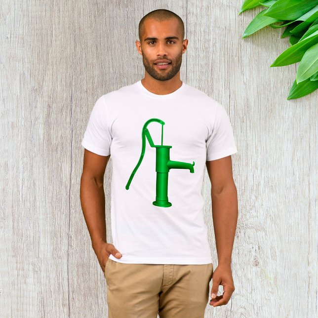 Camiseta Bomba de Água Verde Mens T-Shirt (Criador carregado)