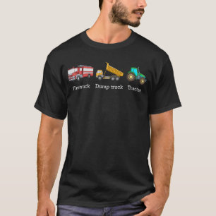 Camiseta Bomba de Bomba de Bombeiro Trator Sutil Anti Trump