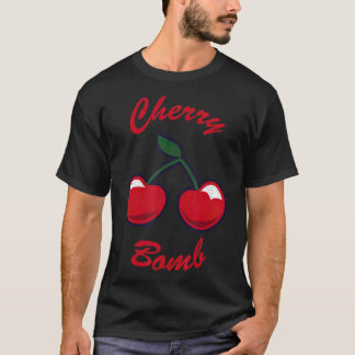 Camiseta Bomba de Cherry legal 70s 80s 90s Fruta Retro