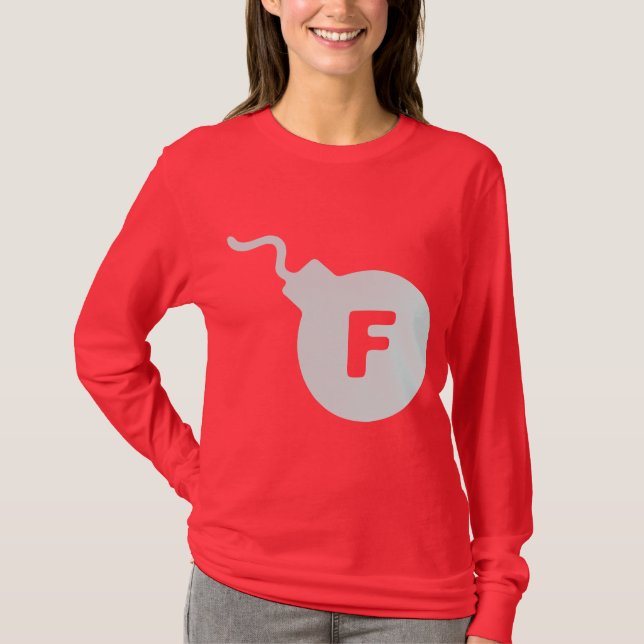 Camiseta Bomba de F (Frente)