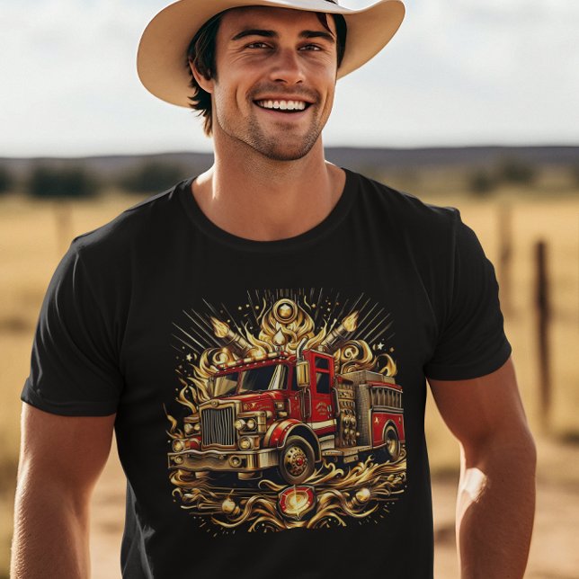 Camiseta Bomba De Fogo Em Chamas (Criador carregado)