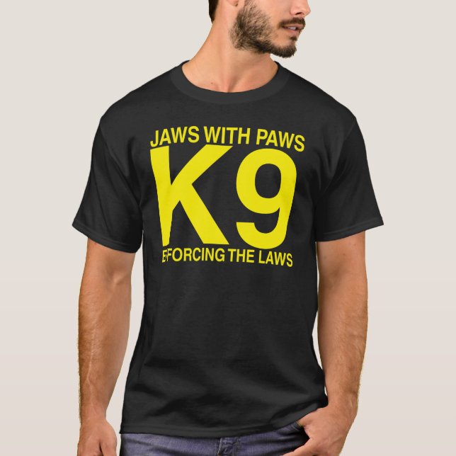 Camiseta Bomba de fogo K9 da polícia (Frente)