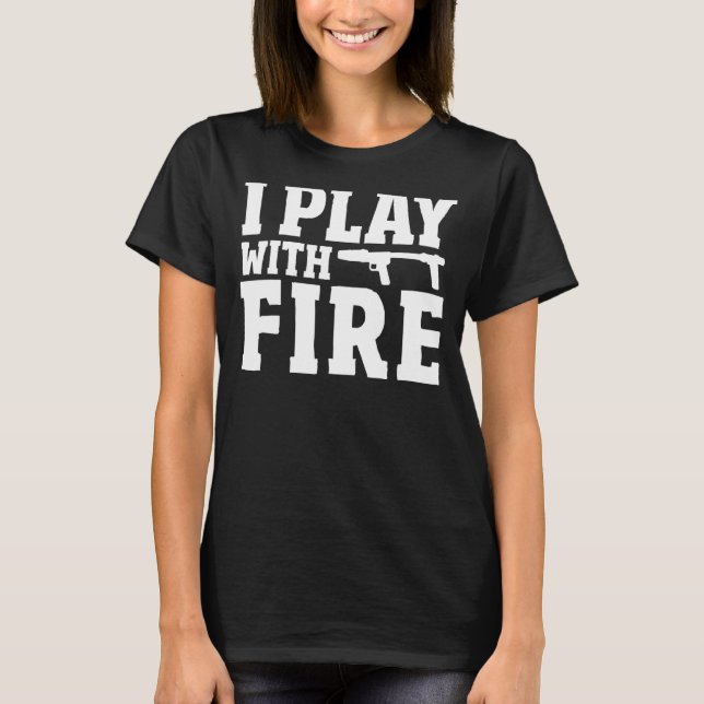 Camiseta Bomba de lança-chamas (Frente)