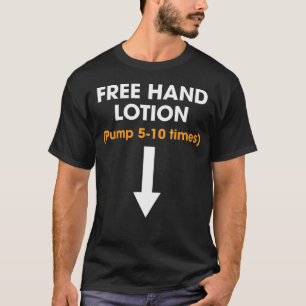 Camiseta Bomba de Loção de Mão Livre 5-10 Vezes Meme Engraç