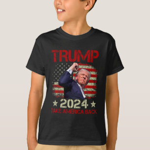 Camiseta Bomba De Pressão Disparada No Trump 2024 Sobrevive