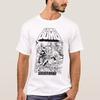 Camiseta Bomba do Gama - branco do cérebro do cidadão