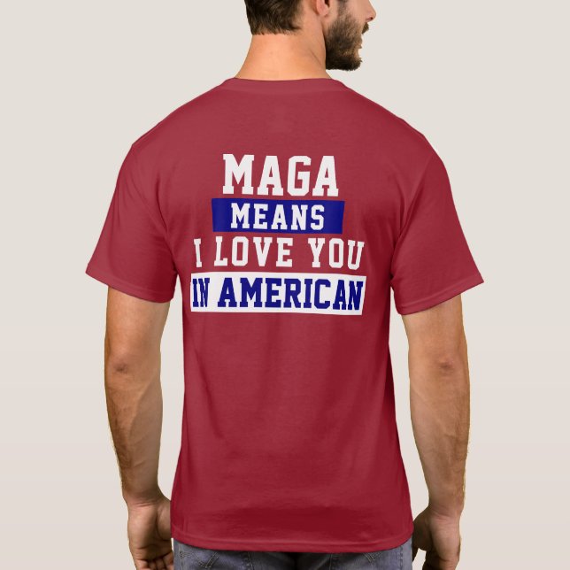 Camiseta Bomba "Drain the Swamp" T-Shirt MAGA (Verso)