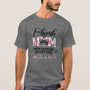 Camiseta Bomba-F Mãe Sarcástica Dia de as mães de Momlife M