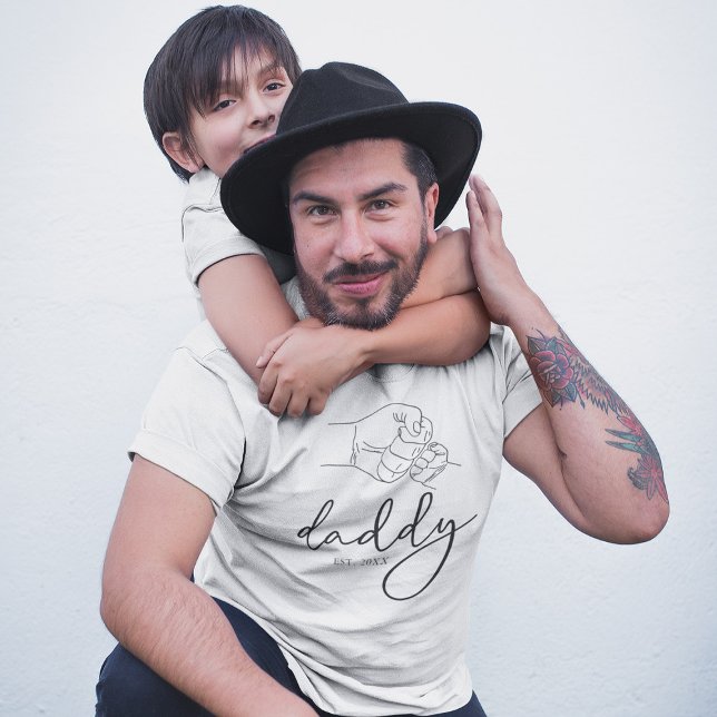 Camiseta Bomba no Punho do Papai Dia dos Pais (Criador carregado)
