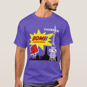 Camiseta Bomba Trombada Tromba Fogos De Foto Vintage