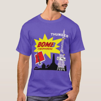 Camiseta Bomba Trombada Tromba Fogos De Foto Vintage