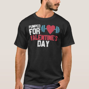 Camiseta Bombardeada para o dia de São Valentim