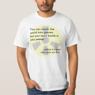 Camiseta Bombardeio às paz
