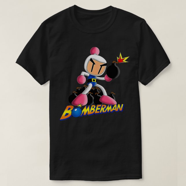 Camiseta Bombardeio de Konami 01 (Frente do Design)