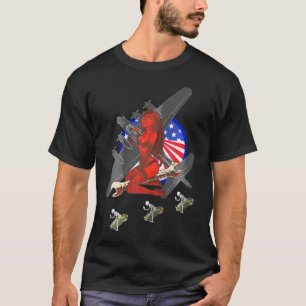 Camiseta Bombardeiro de Bombardeiros Wwii Nose B17