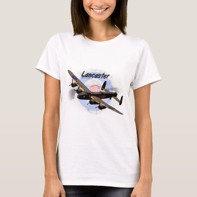 Camiseta Bombardeiro de Lancaster (Frente)