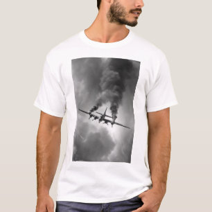 Camiseta Bombardeiro Vintage WII B-17 em Unidade de Vapor e
