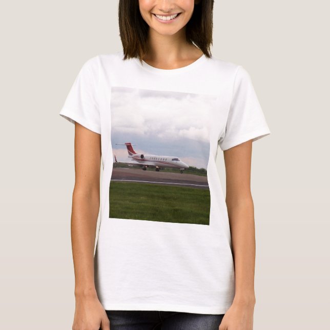 Camiseta Bombardier Lear Jet 45XR (Frente)
