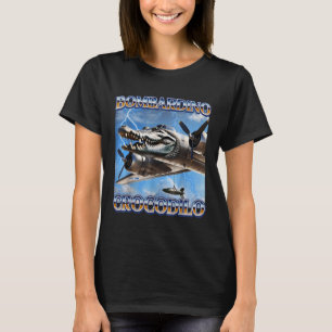 Camiseta Bombardino Crocodilo Funny Italiano Brainrot Memes