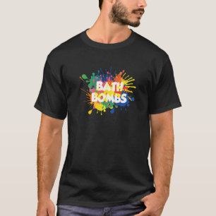 Camiseta Bombas Aestéticas de Banho Entusiastas Relaxando B