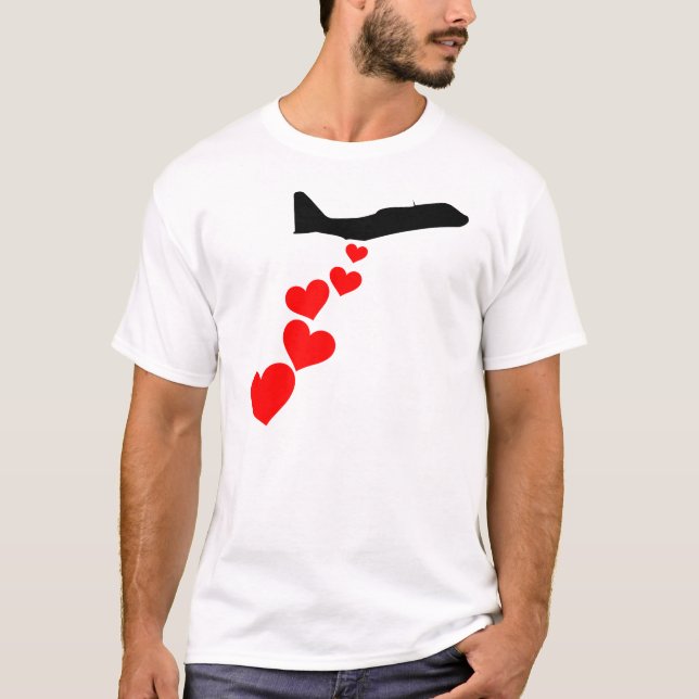 Camiseta Bombas de amor de Droppin (Frente)
