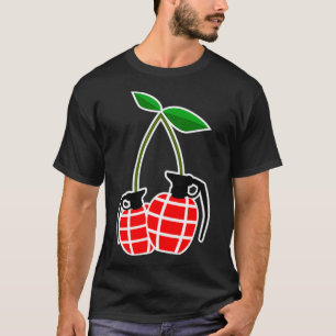 Camiseta Bombas de Cereja, Design de Granadas de Cereja