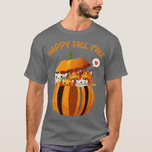 Camiseta Bombas De gatinho Num Abóbora