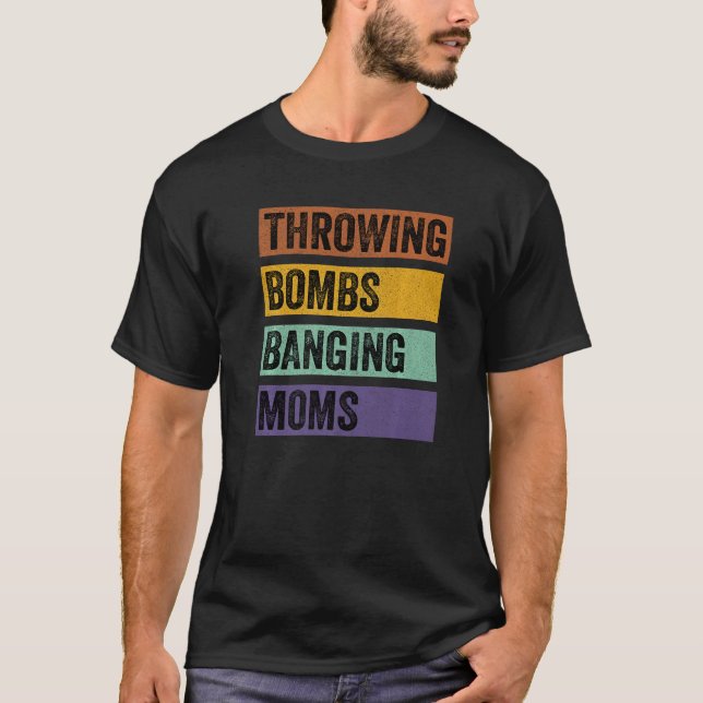 Camiseta Bombas Lançando Mães (Frente)
