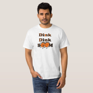 Camiseta Bombas Laranja Grunge Grunge De Boom Dink-Dink-Gea