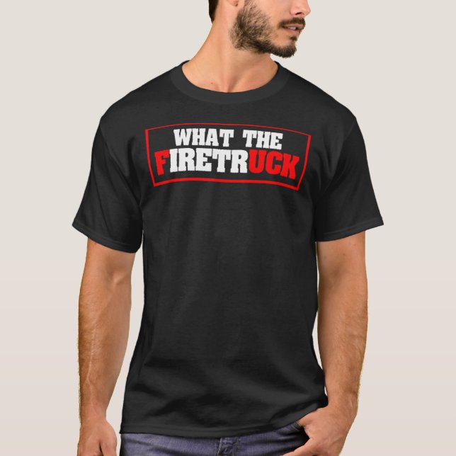 Camiseta Bombeiro A Dizer Bombeiro Bombeiro Primeiro Respon (Frente)