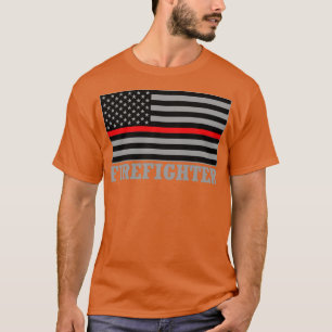 Camiseta Bombeiro Americano Fighter Thin Red Line Fi