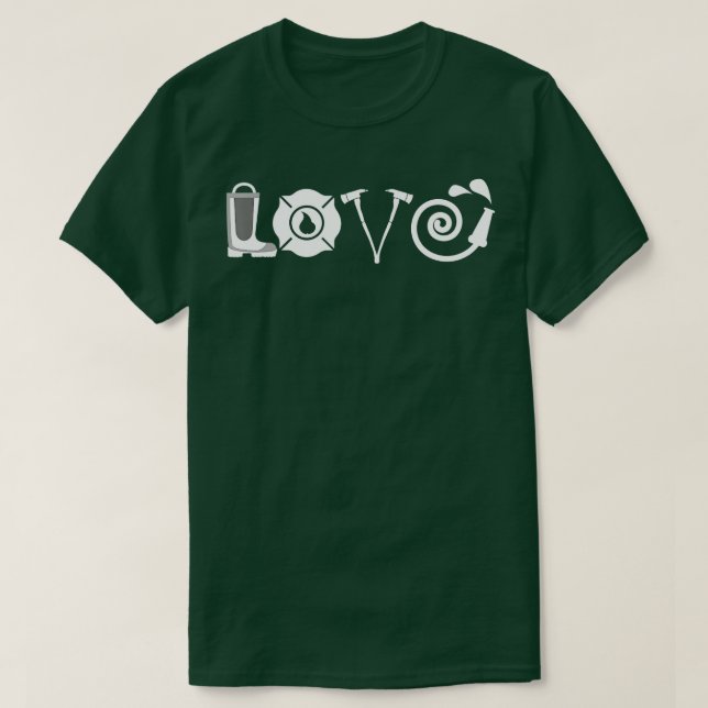 Camiseta Bombeiro Amo Bombeiro Bombeador (Frente do Design)