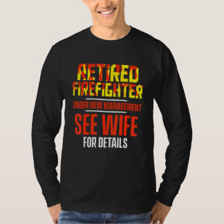 Camiseta Bombeiro Aposentado Vê Esposa do Bombeiro Aposenta