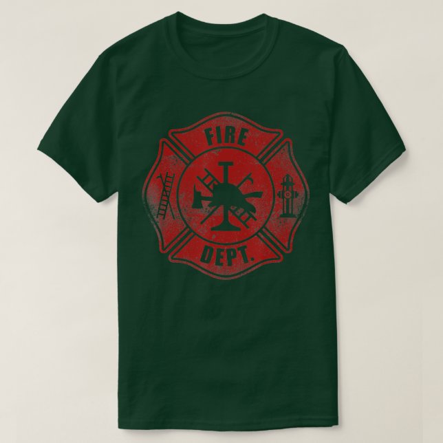 Camiseta Bombeiro Bombeiro Bombeiro (Frente do Design)