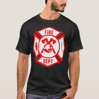 Camiseta Bombeiro Bombeiro Emergência, EMT Bombeiro Uniform