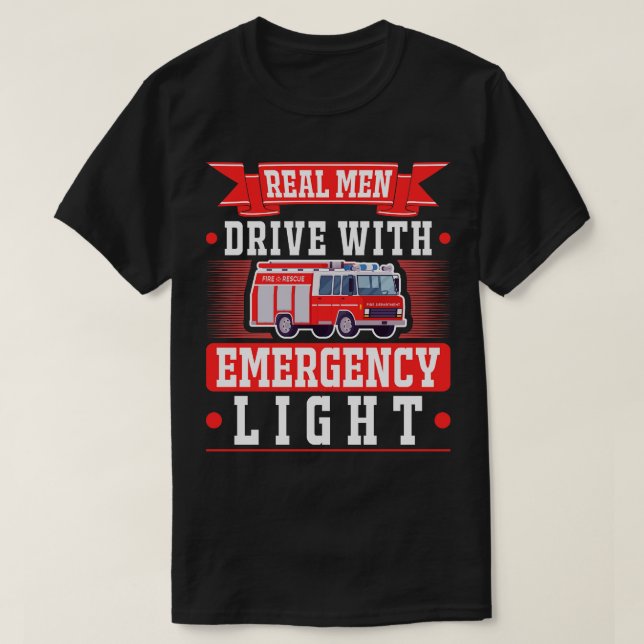 Camiseta Bombeiro Bombeiro Homens Presentes (Frente do Design)