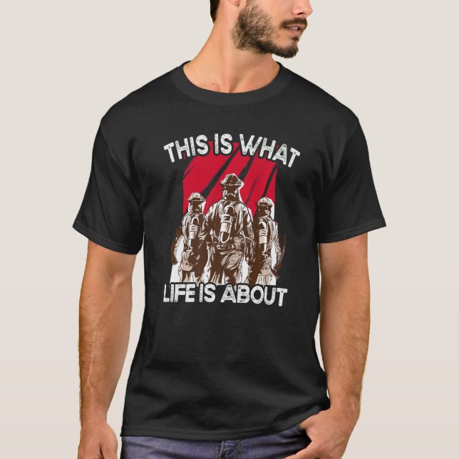 Camiseta Bombeiro Bombeiro Voluntário Bombeiro (Frente)