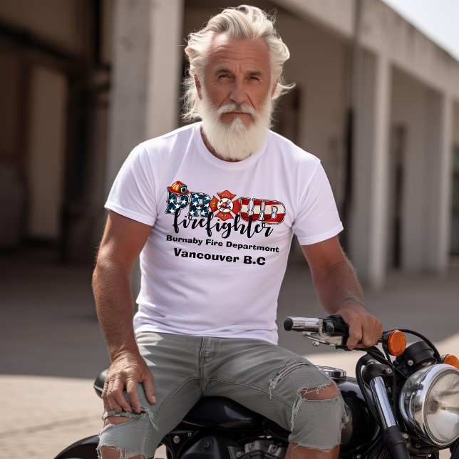 Camiseta Bombeiro Burnaby em ação (Criador carregado)