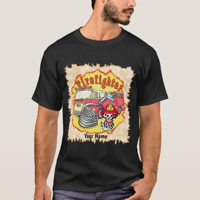 Camiseta Bombeiro Cachorro-Puppy (Frente)