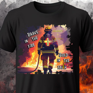 Camiseta Bombeiro - Cristão