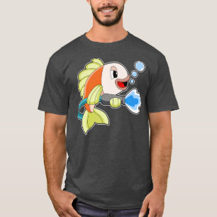 Camiseta Bombeiro de peixe extintor de incêndio