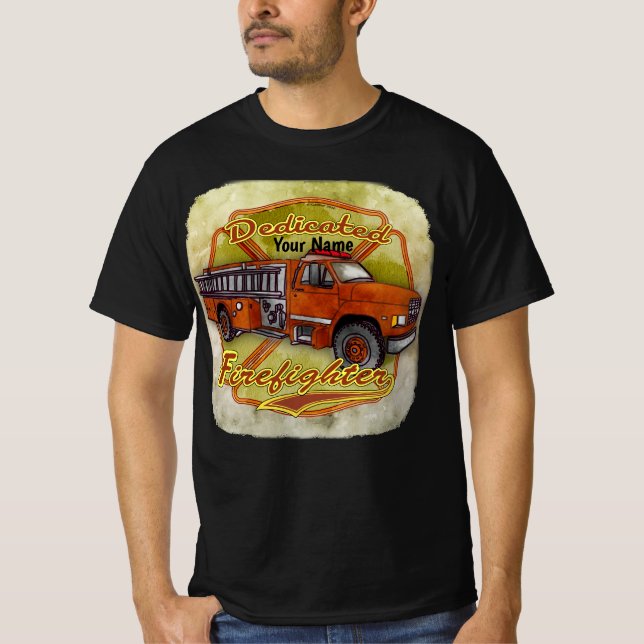 Camiseta Bombeiro dedicado  (Frente)