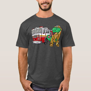 Camiseta Bombeiro Dino Fire
