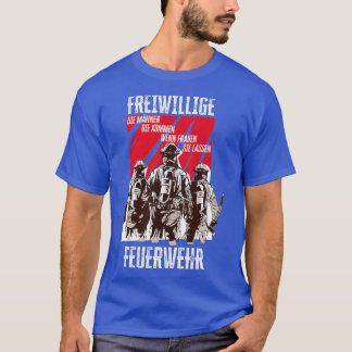 Camiseta Bombeiro dizendo presentes para a Brigada de Bombe