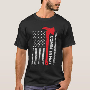 Camiseta Bombeiro do Mens vem com o sinalizador Fi