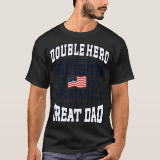 Camiseta Bombeiro e Pai Excelente