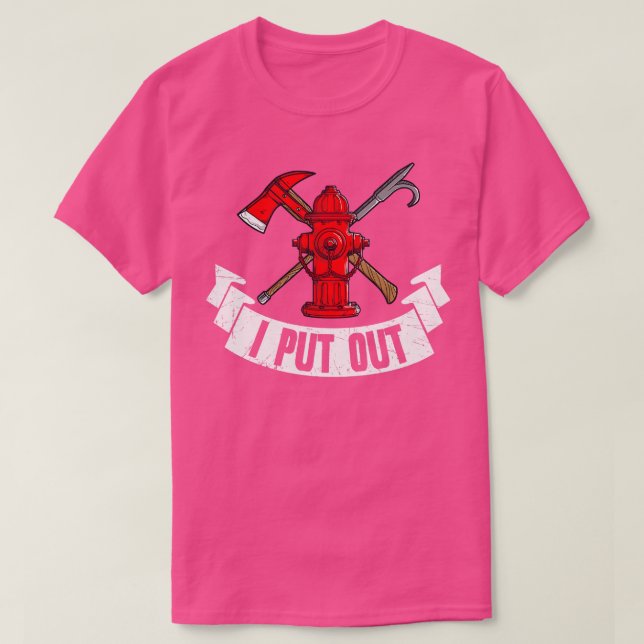 Camiseta Bombeiro, Eu Apaguei (Frente do Design)